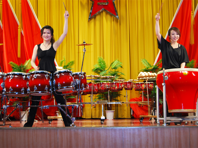 2009年鼓韵排鼓整体架发布会在北京召开。发布会音乐会现场剧照4.JPG